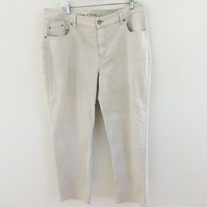 Chico's Platinum 3 Brushed Skimmer Jeans